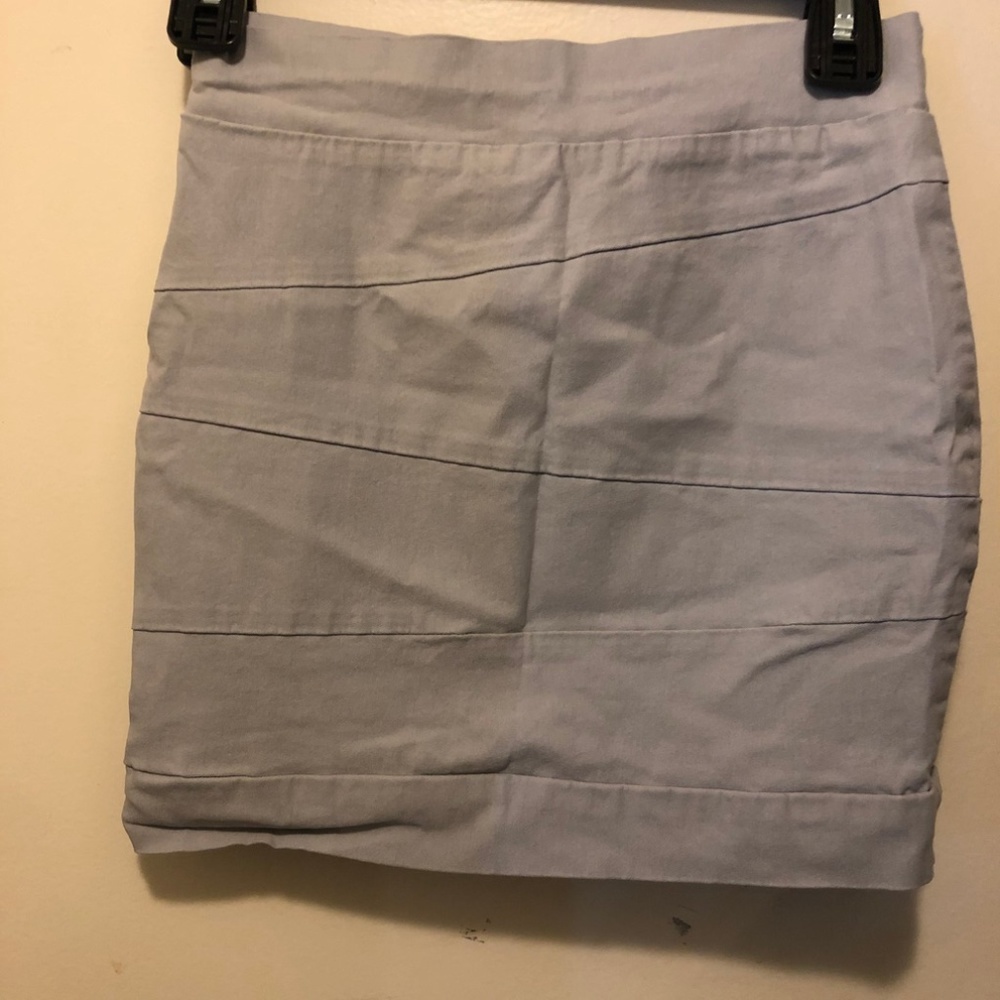 Gray Bodycon Skirt